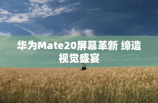 华为Mate20屏幕革新 缔造视觉盛宴