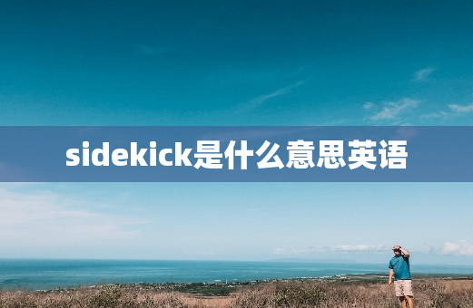 sidekick是什么意思英语